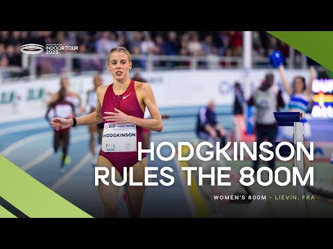 Keely Hodgkinson runs world-leading 800m | World Indoor Tour 2023