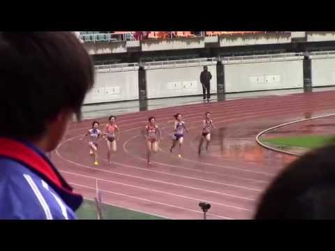 2015 東海高校総体陸上 女子200m 予選3