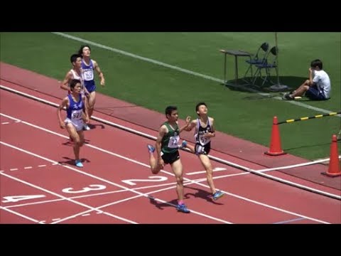 国体陸上群馬県予選2018 記録会男子800m2組
