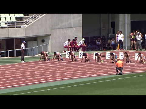 第94回関西学生陸上競技対校選手権大会　男子2部100ｍ準決勝3組