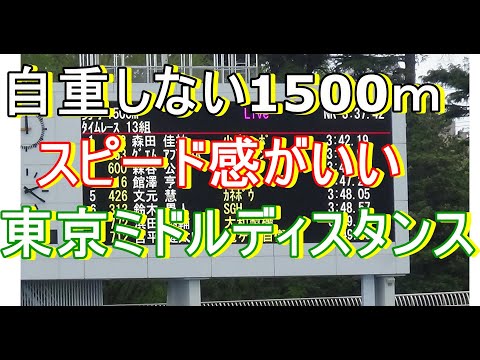 男子1500ｍ最終組　東京ミドルディスタンス