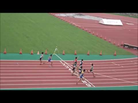 淺利玖朗人選手（幡多農）少年男子A100m決勝’10秒91’ ～国民体育大会　高知県選考会～