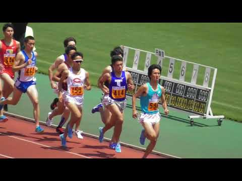【頑張れ中大】関東ｲﾝｶﾚ 男子1部1500m予選3組 田母神 2018.5.24