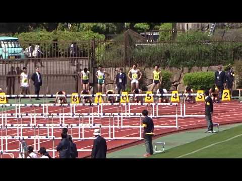 第 95 回関西学生陸上競技対校選手権大会　男子２部110ｍH予選２組