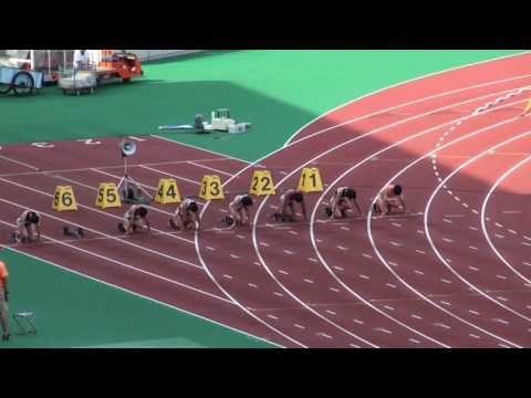 2017年 愛知県陸上選手権 女子100m 準決勝3組