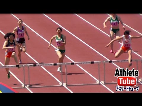 400mH 女子1部 決勝 関東ｲﾝｶﾚ陸上 日産ｽﾀｼﾞｱﾑ横浜 2015.5.17