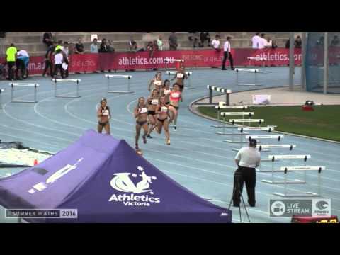 400 Hurdles Women - 2016 IAAF Melbourne World Challenge