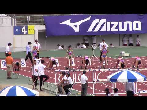 2019日本インカレ陸上 女子100mH 準決勝1～3