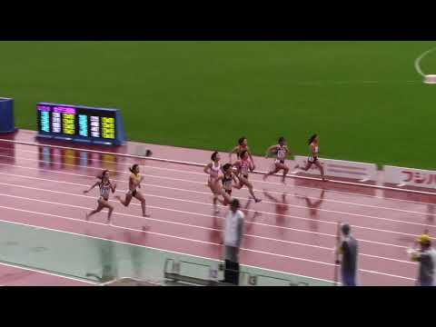 2017 U20陸上 女子100m 決勝A,B