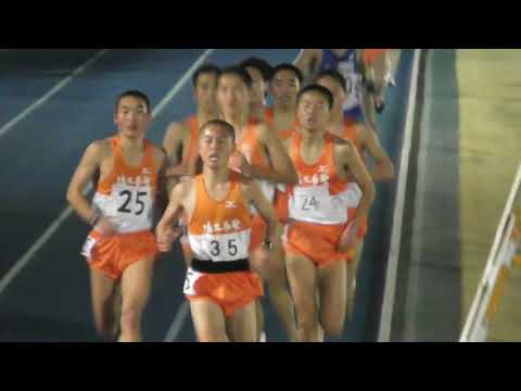 日体大記録会 5000m 30組 高木航志(中大2018年度新入生) 2017.12.3