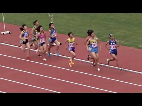 平成29年度 福井県高等学校春季総合体育大会　女子1500ｍ予選１組
