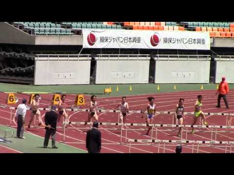 2015 静岡国際陸上 女子100mH 予選2