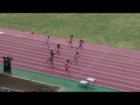 2018 第1回県記録会 高校一般女子100m3組