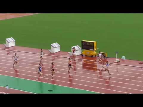 第51回全国高等専門学校体育大会陸上競技　女子200m　予選第2組　2016/8/24