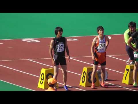 男子100m_決勝B組_第49回北海道高体連札幌支部新人陸上20170819