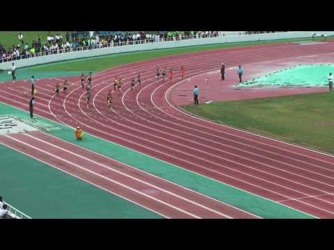 H29　千葉県中学総体　女子4x100mR　予選9組