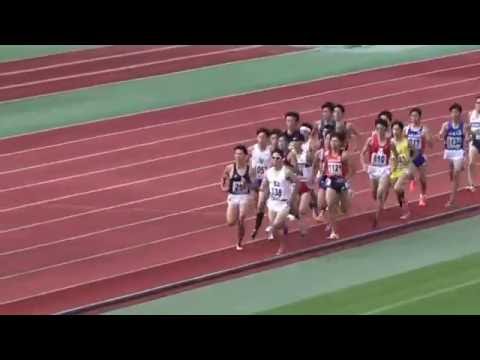 第69回西日本学生陸上競技対校選手権大会　男子1500ｍ予選３組