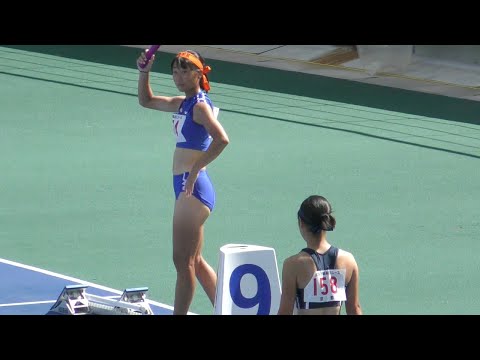 決勝 共通女子4×100ｍＲ 近畿高校ユース陸上2024