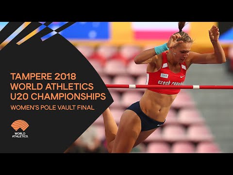 Women&#039;s Pole Vault Final - World Athletics U20 Championships Tampere 2018