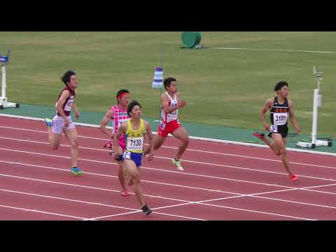 2018 東北高校陸上 男子 200m 予選2組