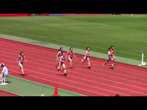 2016 西日本学生陸上 女子100m予選11