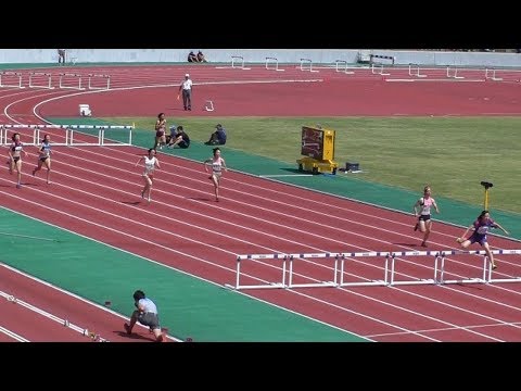 2017 東北総体 陸上 女子400メートルハードル予選1組目