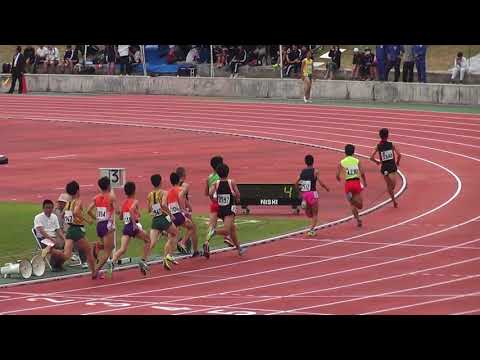 2018京都高校陸上　市内ブロック予選　男子1500m1組ダイジェスト