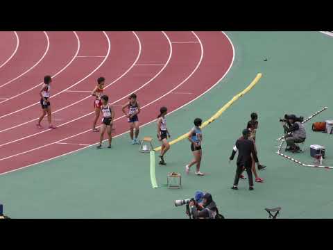 H30　ジュニアオリンピック　B女子100m　準決勝2組