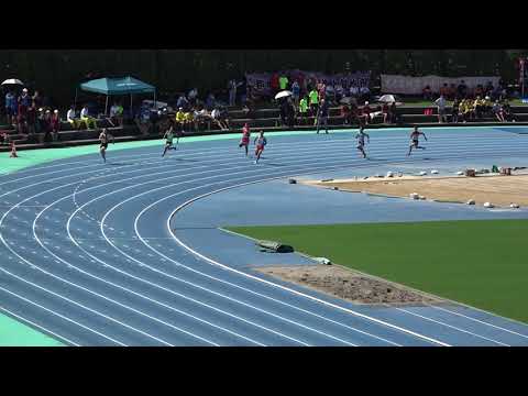 20180916102611県高校新人大会男200ｍ予選1組 池下 航和