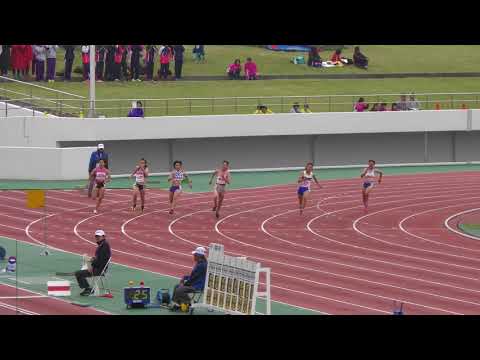 2018 東北高校陸上 女子 200m 準決勝2組
