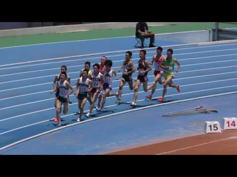 20160617関東高校総体男子1500m北関東予選2組