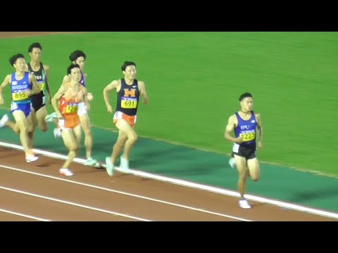 男子800m準決勝 全日本インカレ陸上2022