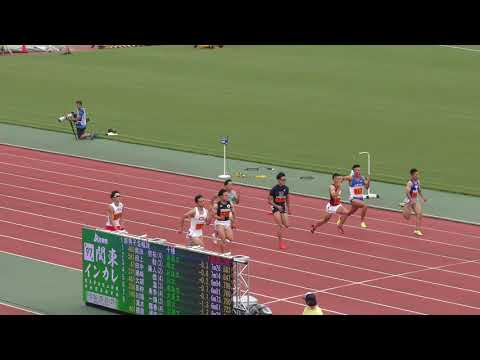 2018 関東インカレ陸上 男子1部 100m 予選3組
