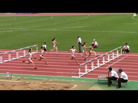 2017 西日本インカレ陸上 女子100mH　　予選1～8