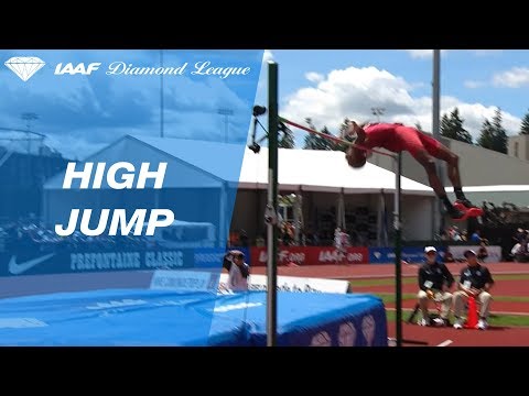 Mutaz Barshim Wins Men&#039;s High Jump - IAAF Diamond League Eugene 2018