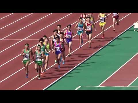 2018年 兵庫陸上競技春季記録会　男子1500ｍ5組