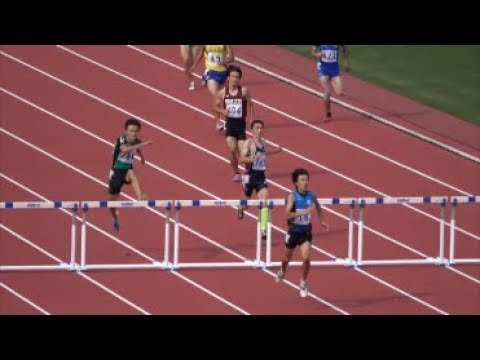 群馬県高校新人陸上2017 男子400mH決勝