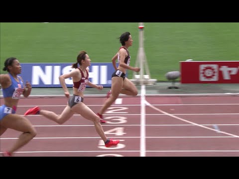 【第105回日本選手権】女子 200ｍ 予選3組