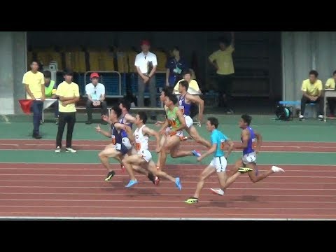 宮本大輔 10.11(+3.2) 決勝 男子100m 関東インカレ陸上2018