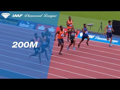 Akeem Bloomfield 19.81 Wins Men&#039;s 200m Men - IAAF Diamond League London 2018