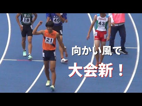 予選 少年B 男子110mH 栃木国体陸上2022