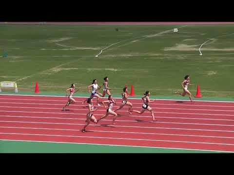 2018京都高校陸上　市内ブロック予選　女子200m2組