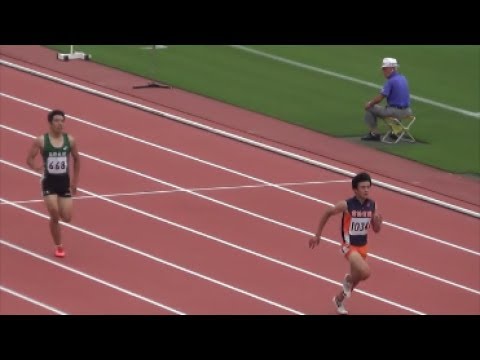 国体陸上群馬県予選2017 少年A男子400m決勝2組