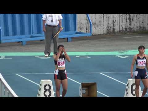 20180915140344県高校新人大会女100ｍ準決勝3組 大山愛優菜