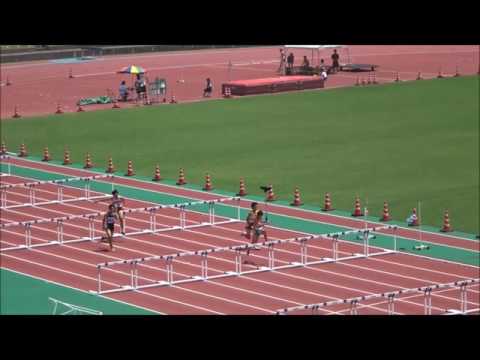 男子B（中2）110mハードル　予選1組、柳井佑太’17秒41’～ジュニアオリンピック陸上　高知県選考会～
