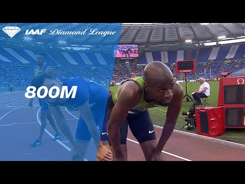 Donavan Brazier wins the 800 meters in Rome - IAAF Diamond League 2019