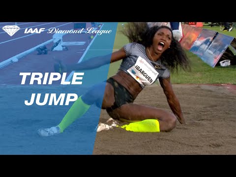 Caterine Ibarguen wills herself to victory in the Triple Jump at Oslo - IAAF Diamond League 2019