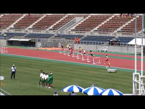 400mハードル男子 ’決勝’ 、高見颯（新居浜東）54秒56　～愛媛県高校総体2017・陸上競技～