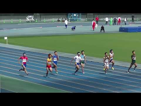 201801012_全九州高校新人陸上_男子100m_予選2組
