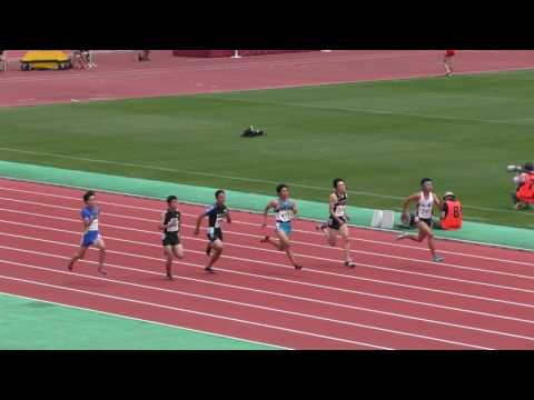 2017 東北高校陸上 男子 100m 予選1組